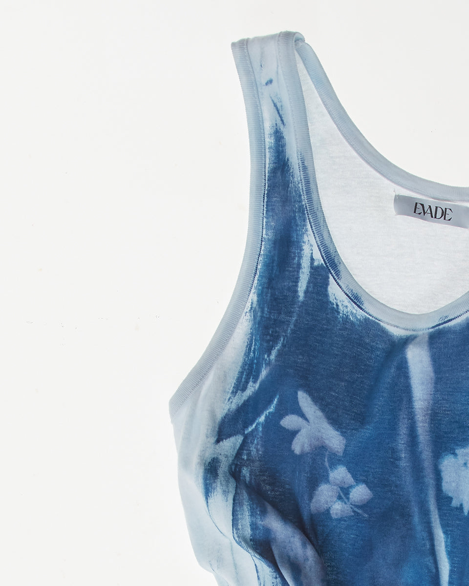 004-S-06 Cyanotype Tank Top