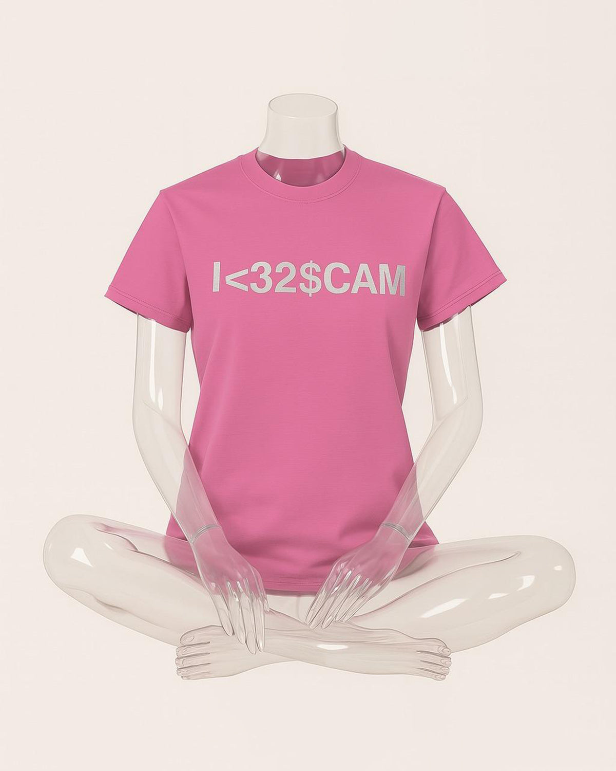 006-C-36 I<32$CAM PINK T-SHIRT LIMITED EDITION BY MONTY RICHTHOFEN