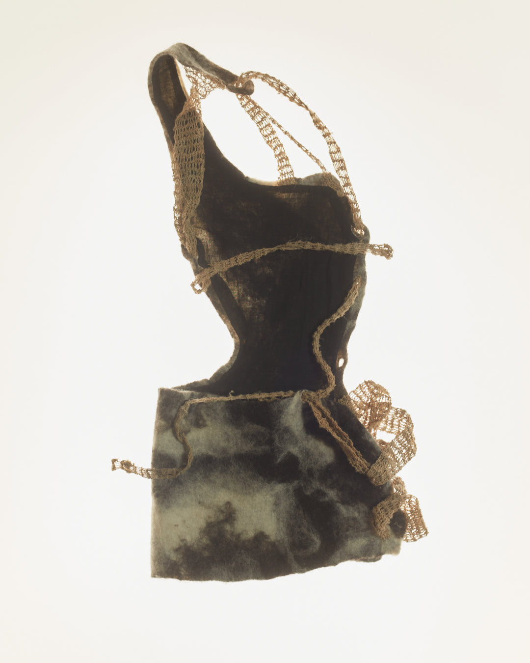 004-39 Assimetrical Felt Dress
