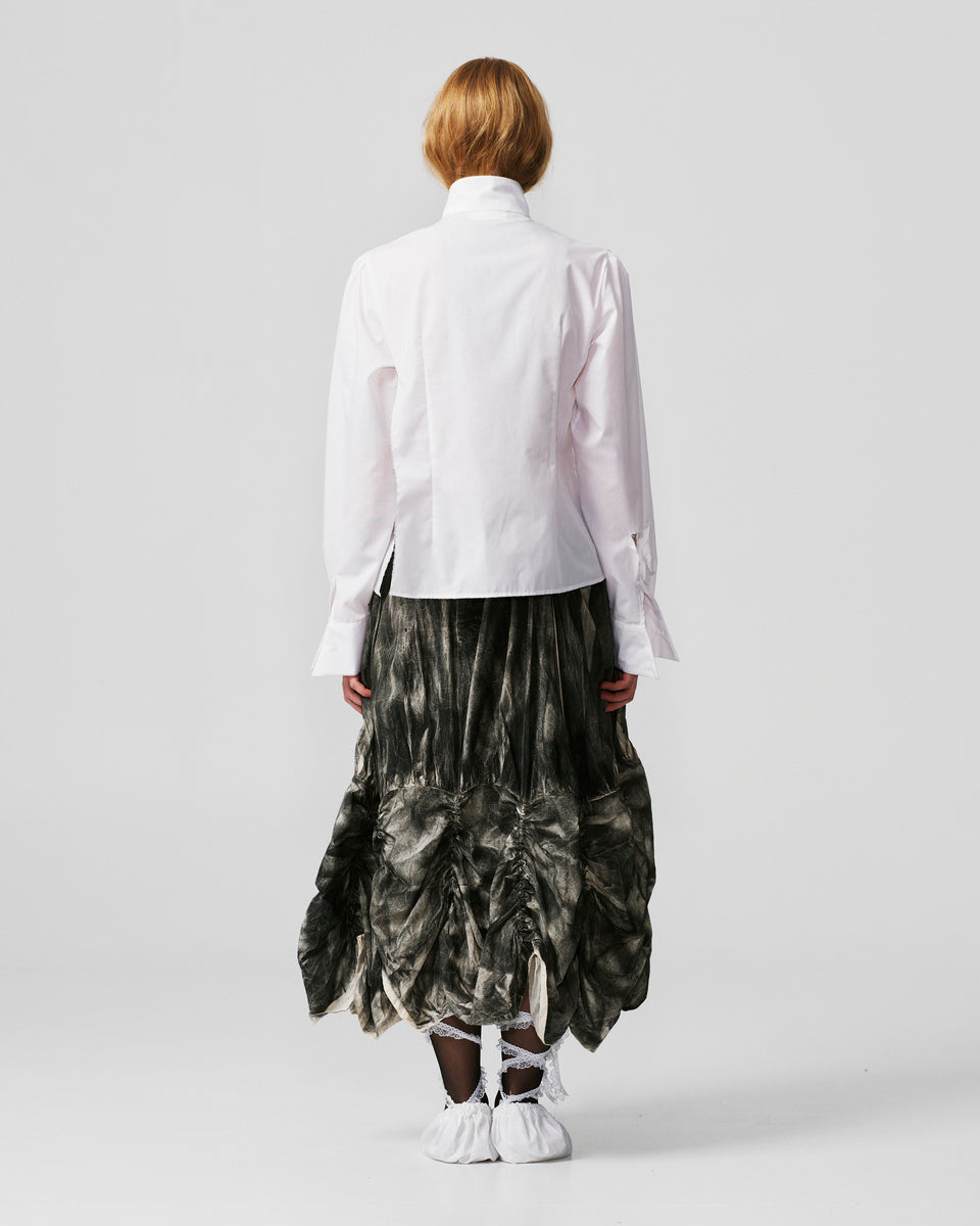 006-C-02 Black Curtain Skirt