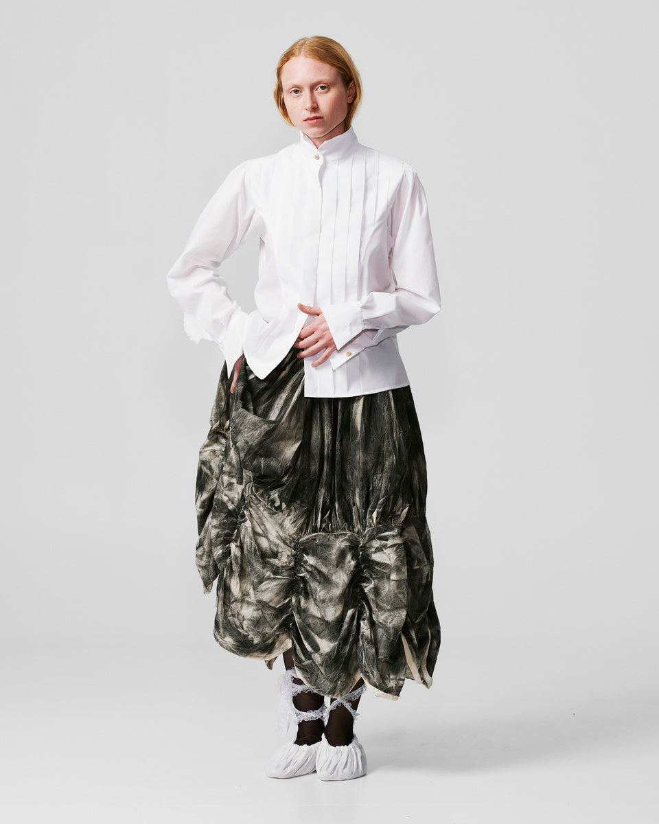 006-C-02  Black Curtain Skirt