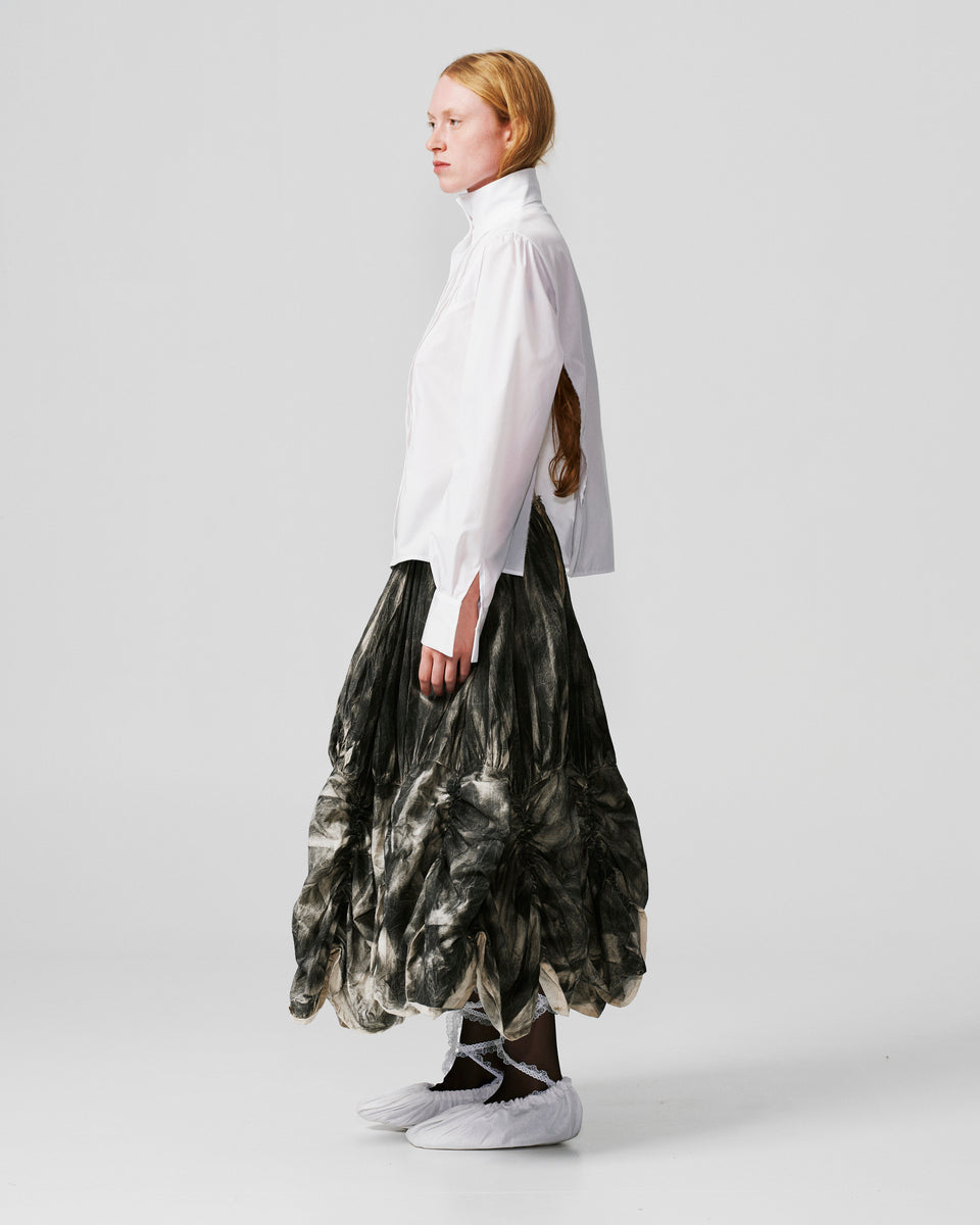 006-C-02 Black Curtain Skirt