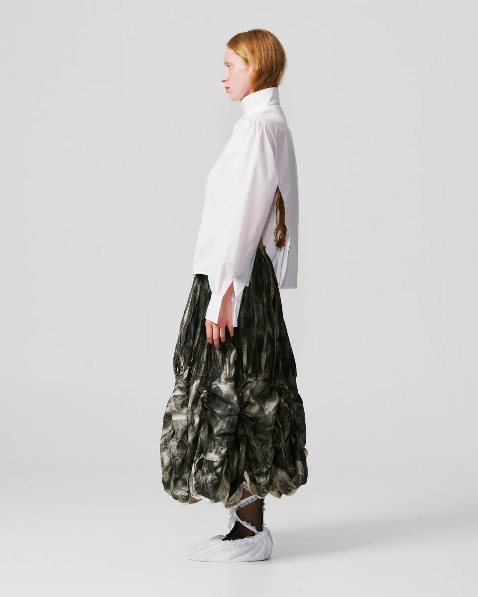 006-C-02 Black Curtain Skirt