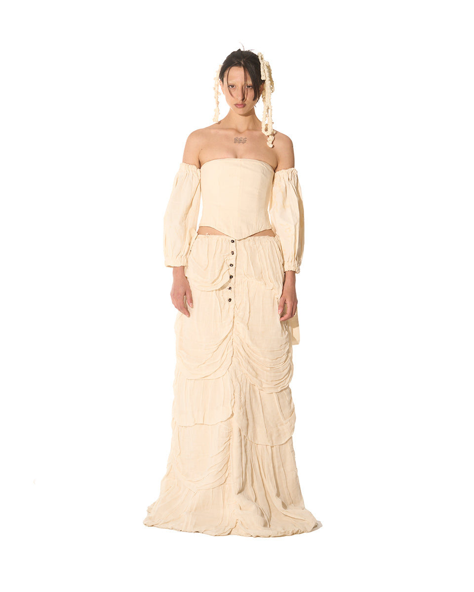 004-51 Calico corset