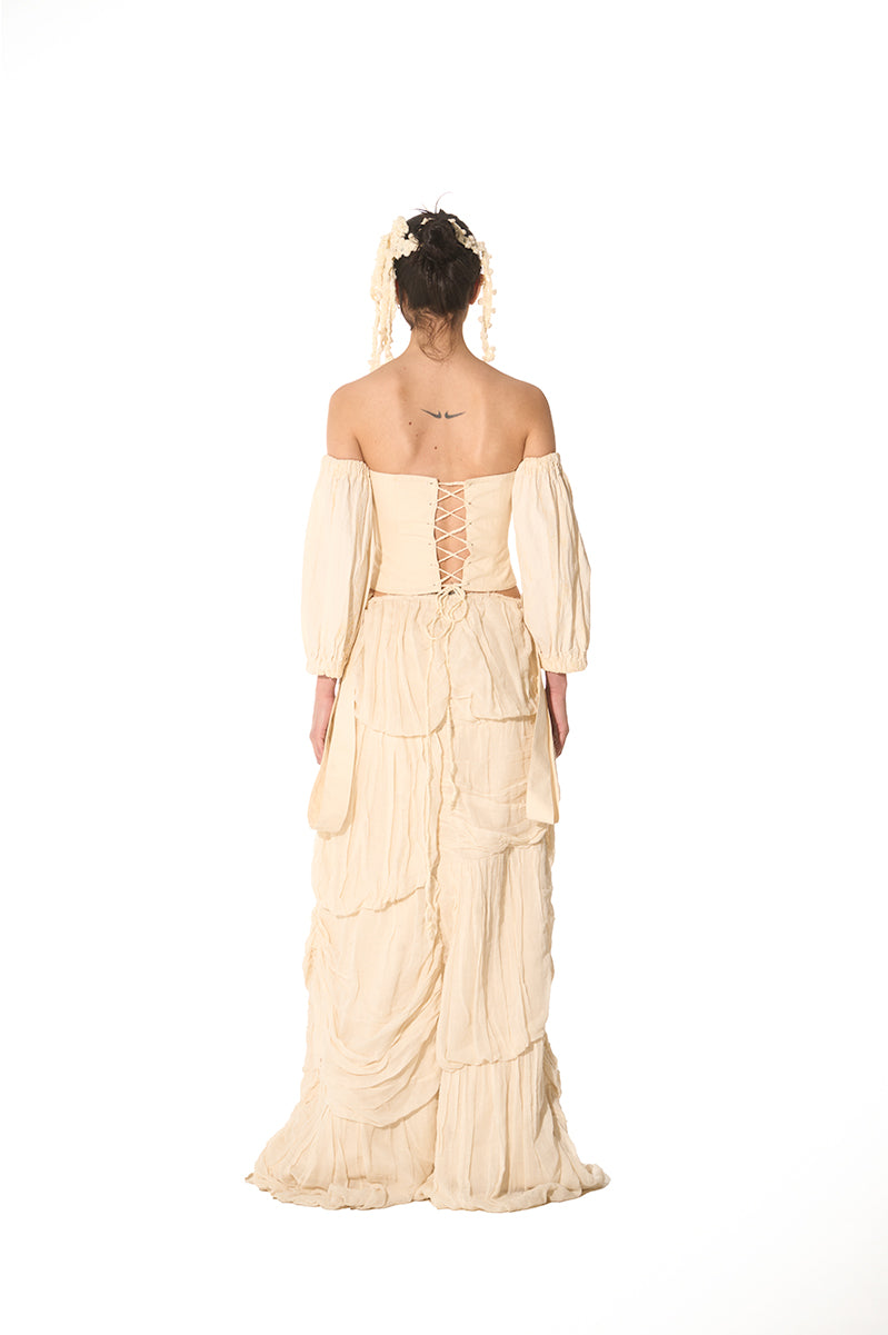 004-51 Calico corset