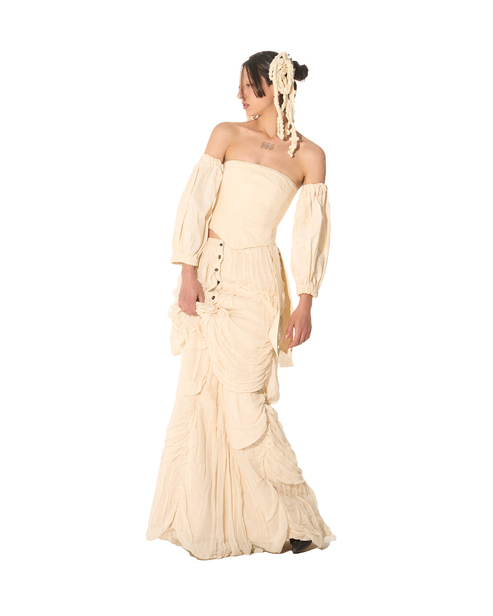 004-51 Calico corset