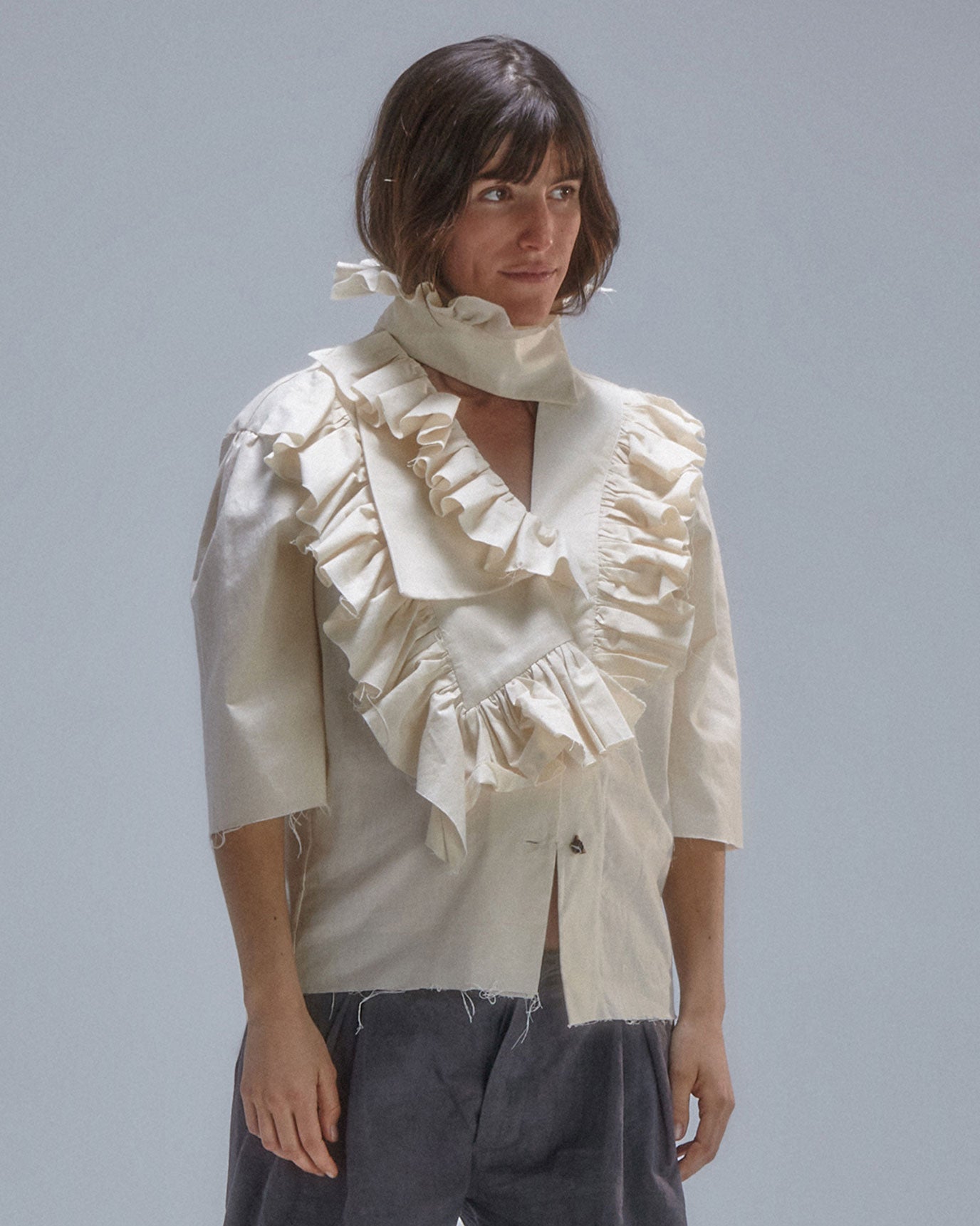 Evade House — 003-19 Ruffle Shirt