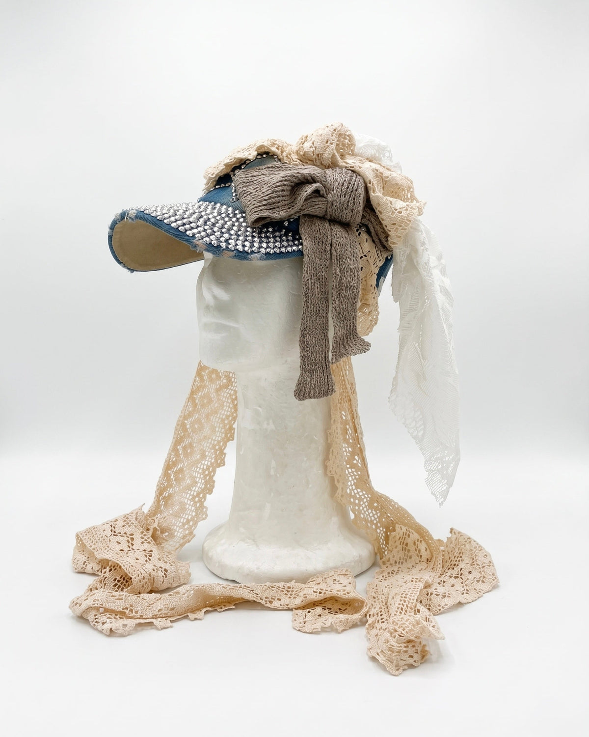 Knitted Bow Cap