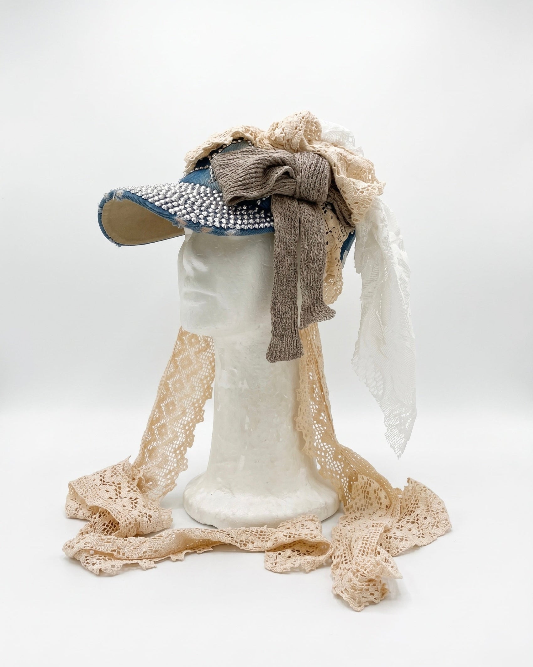 Knitted Bow Cap