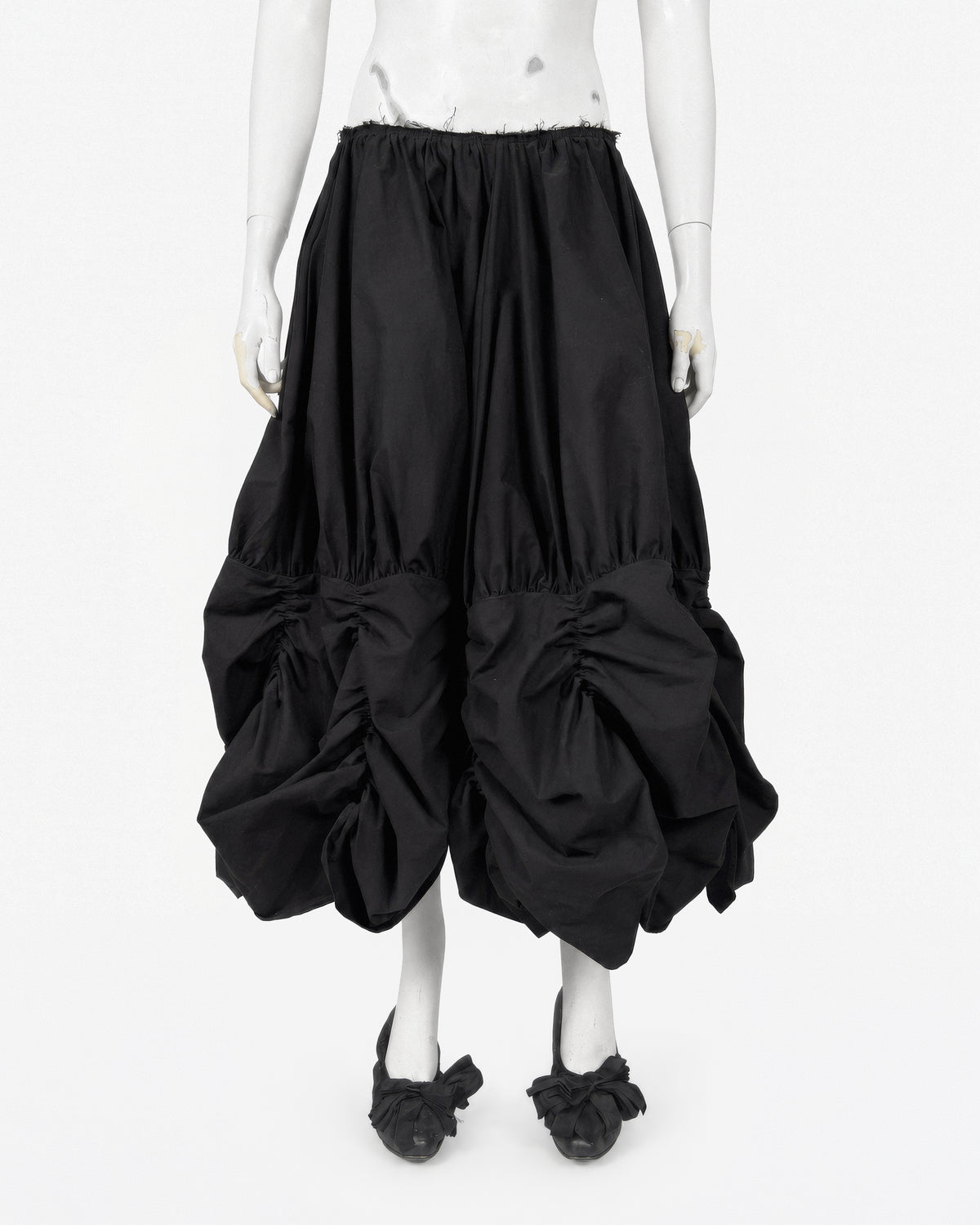 Black Curtain Skirt