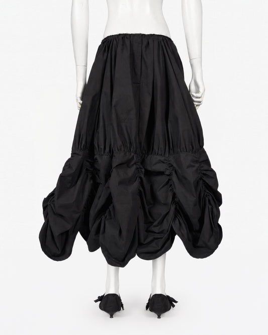 Black Curtain Skirt