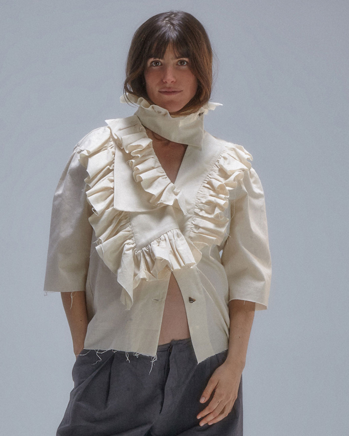 Ruffle Shirt