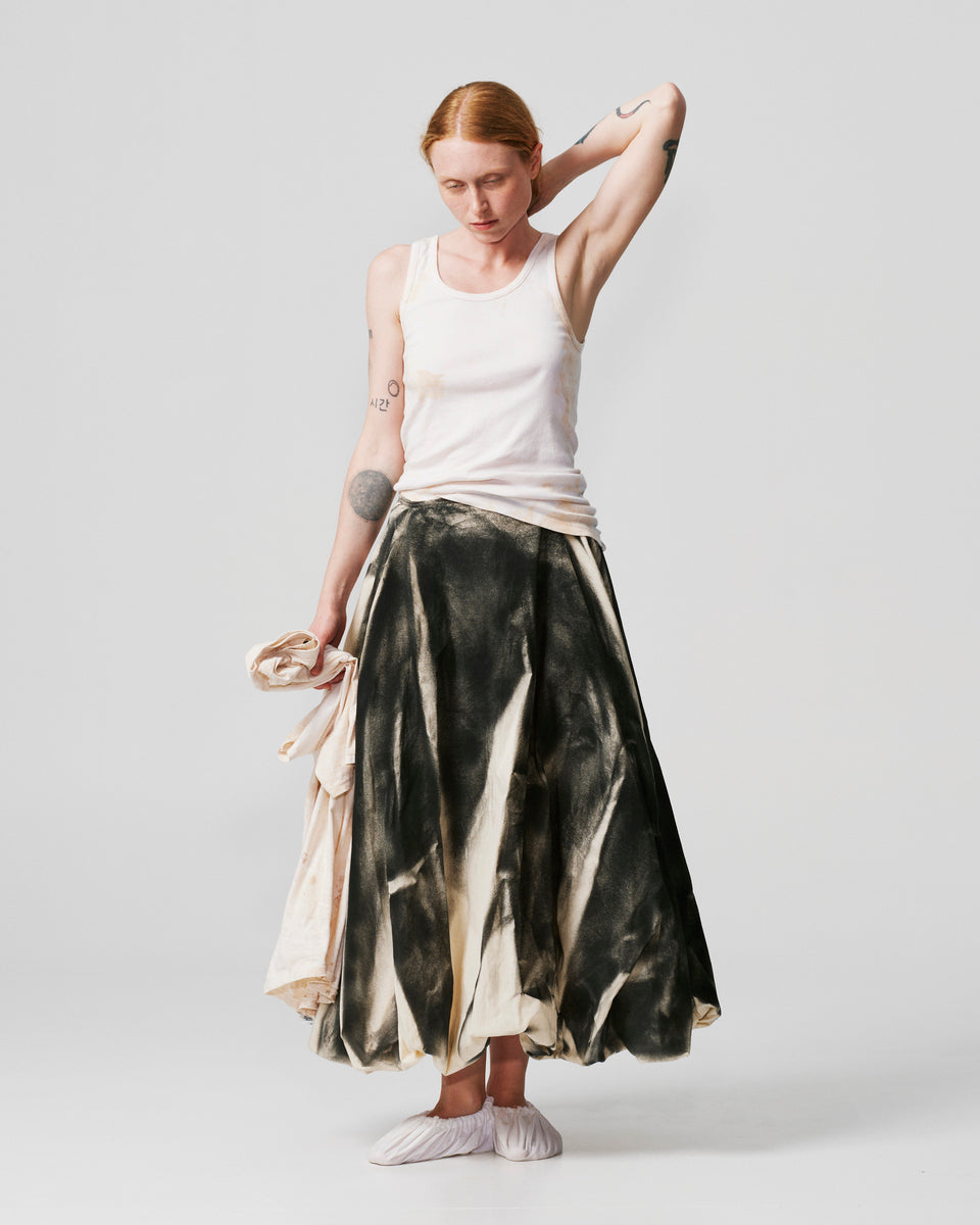 Black Paper Skirt
