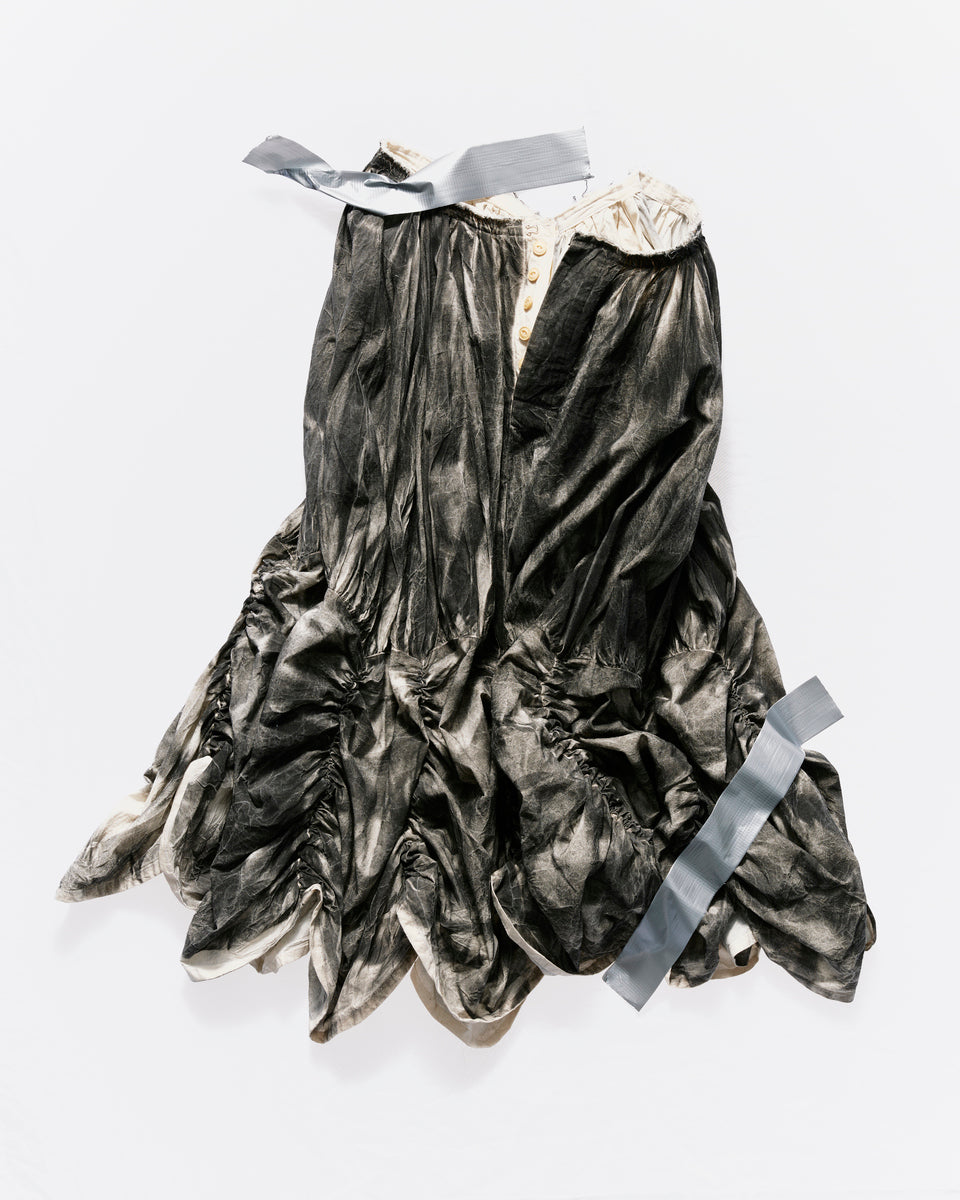 Black Curtain Skirt
