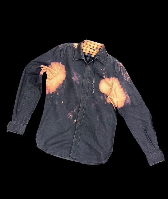 SAMPLE_BLEACHED TIE-DYE SHIRT